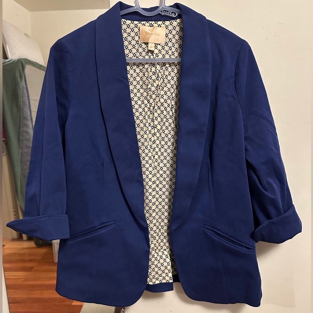 Navy blue blazer